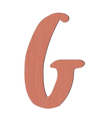 Sebra Tr?bogstaver - G - Watermelon Pink