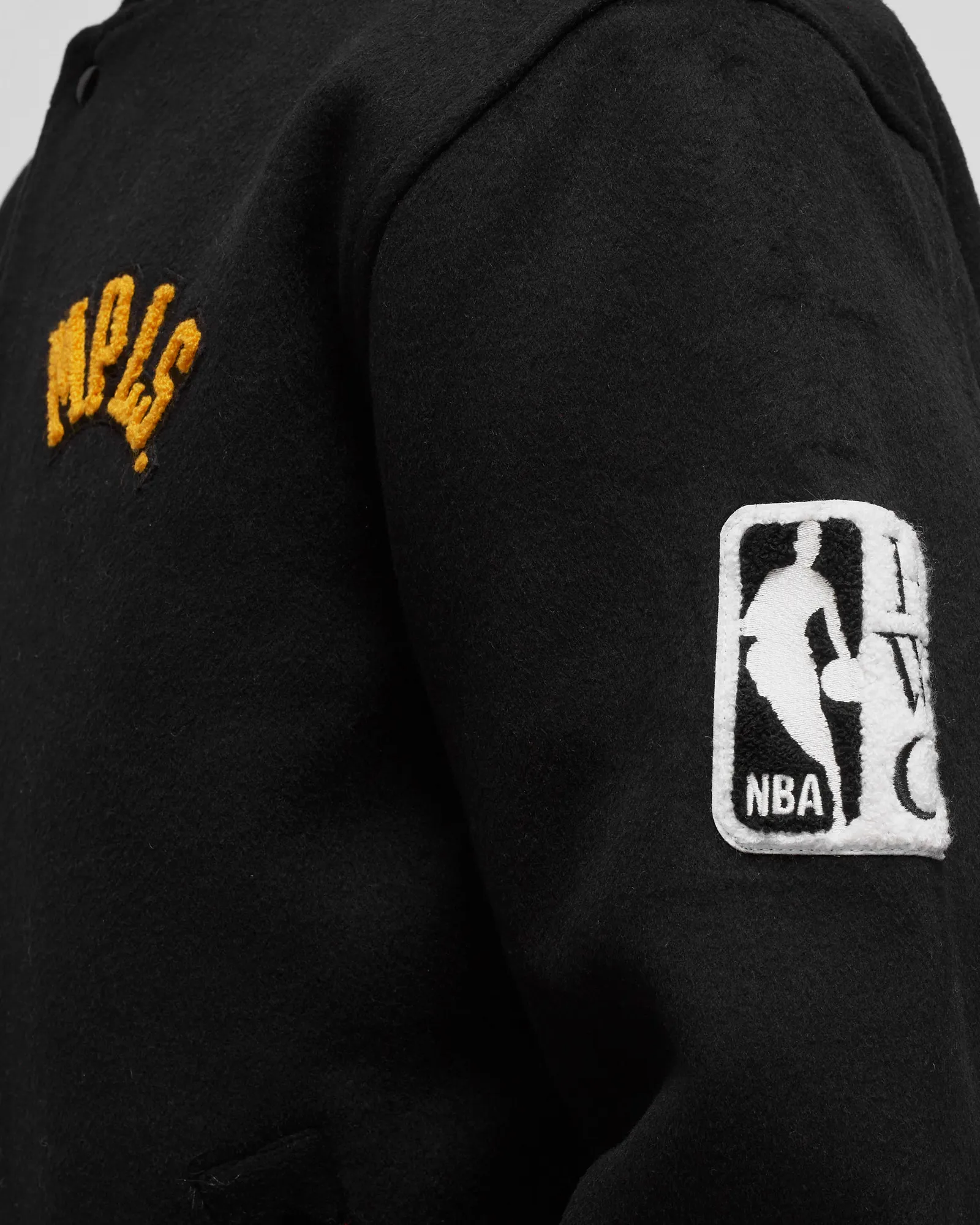 Mitchell & Ness NBA Minneapolis Lakers Hardwood Classics Wool Varsity Jacket