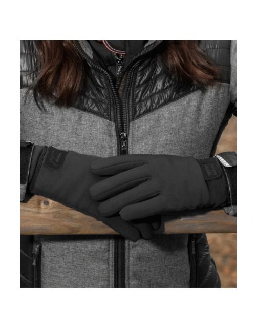 Elt Rijhandschoen Snow Zwart - Ruiteraccessoires