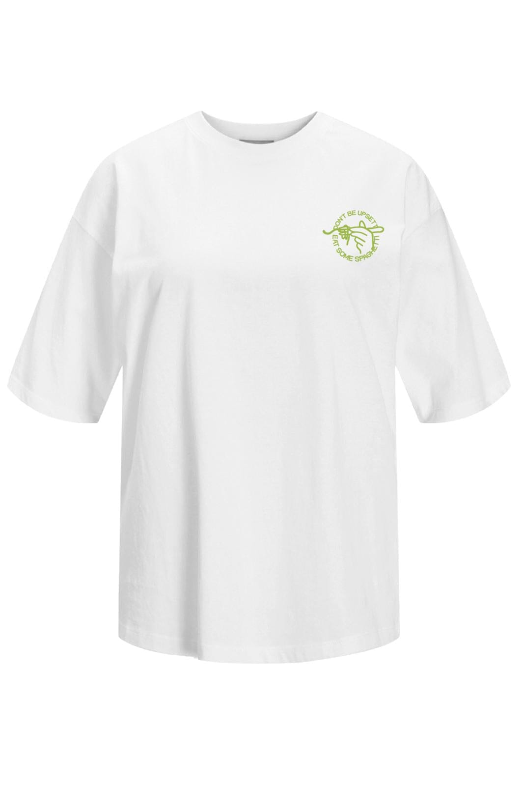 Jjxx Jxmillow Loose Ss Tee 4764224 bright white spaghetti green