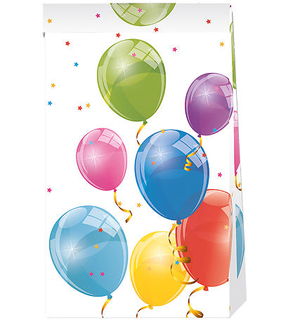 Decorata Party Bonbontüten - 4er-Pack - Funkelnde Luftballons