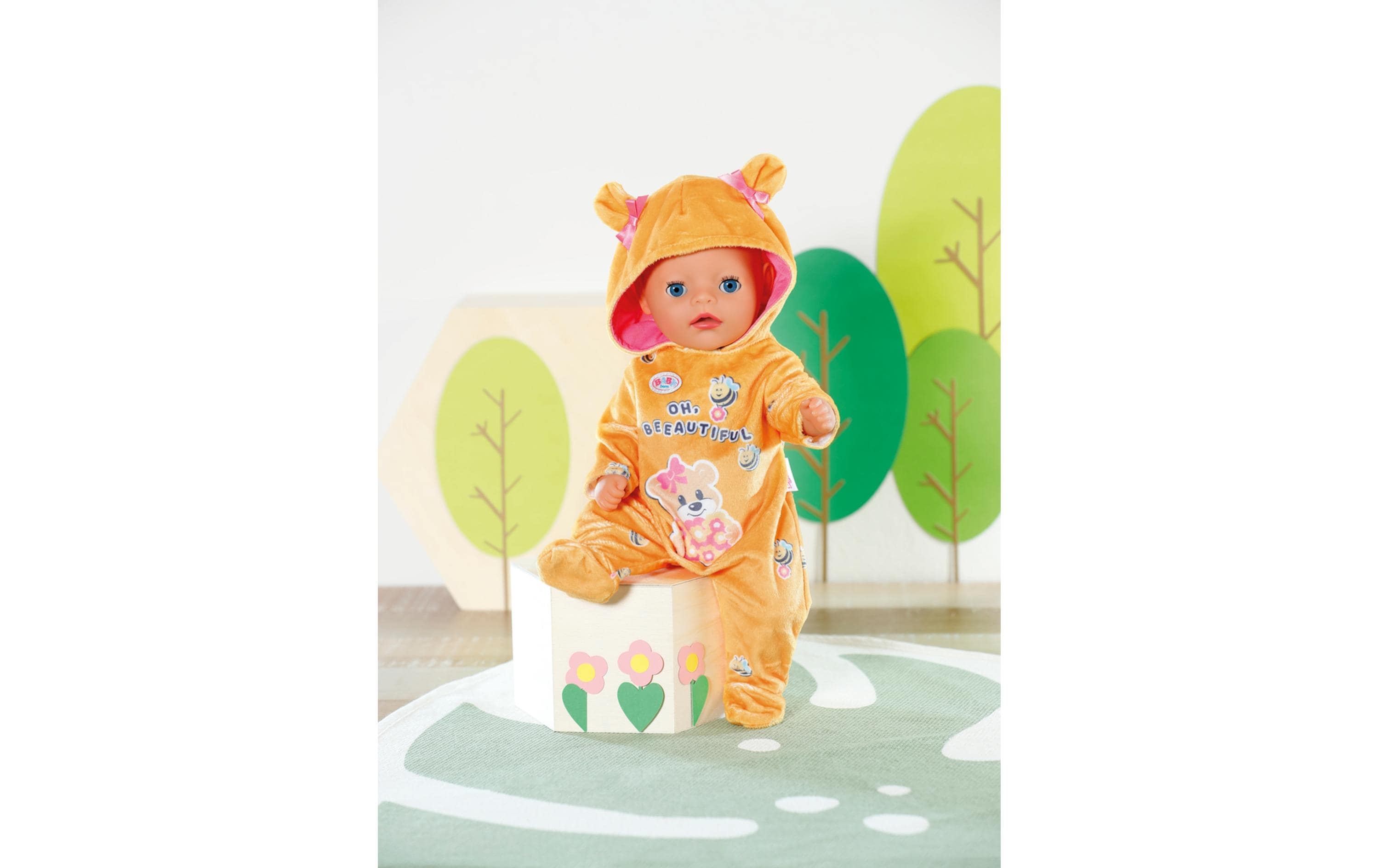 Little Bär Onesie 36 cmPuppen-Einteiler in Bärenoptik
