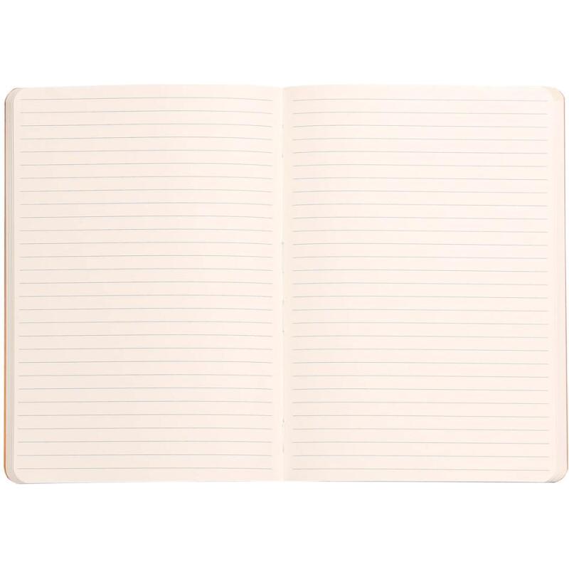 Rhodiarama carnet souple A5 160 pages papier ivoire 90 g fermeture élastique
