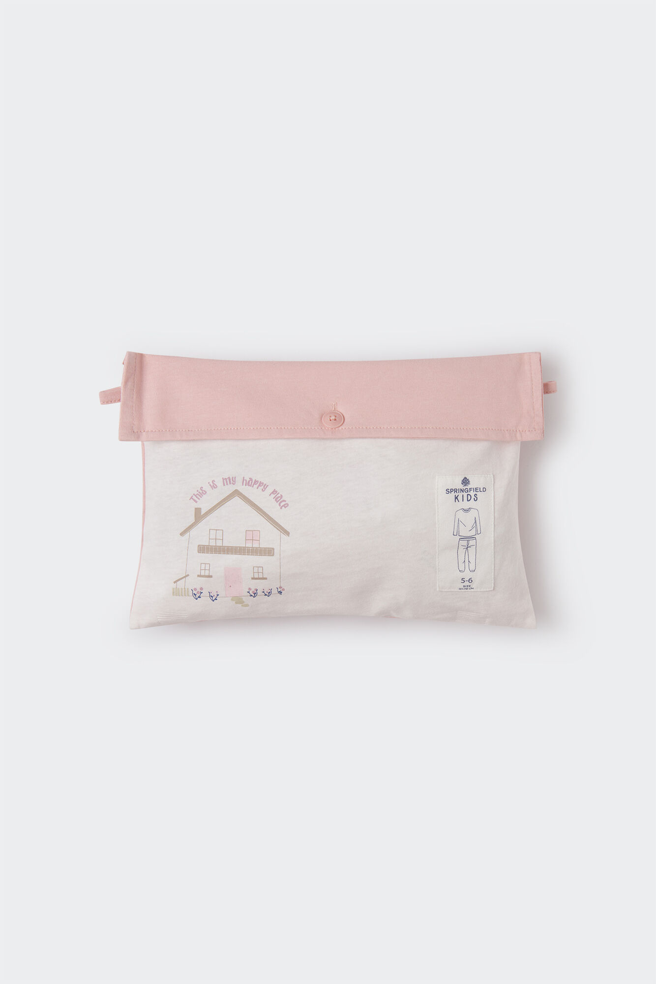 pijama de algodão menina feliz