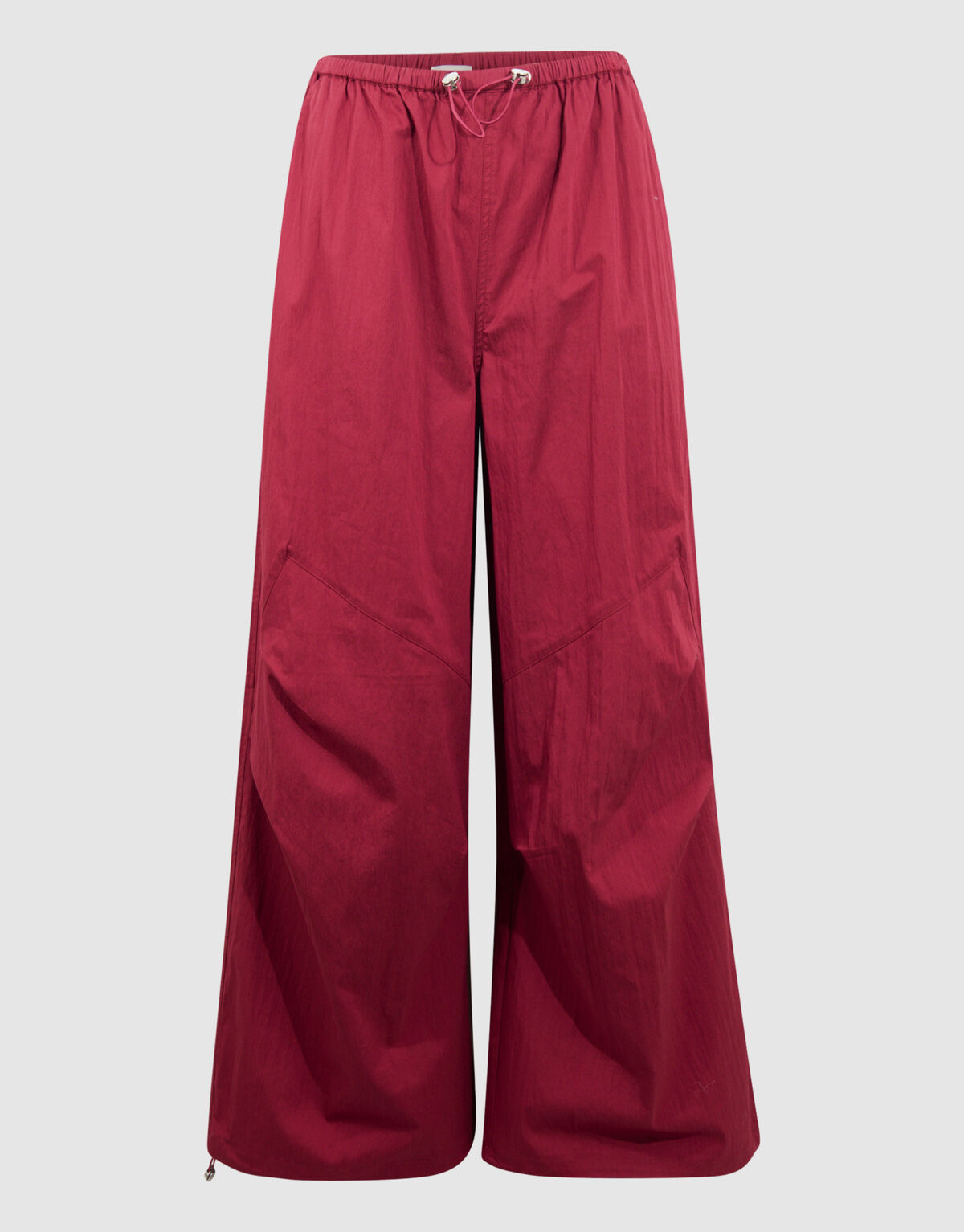 Balloon Fit Jog Broek Donkerrood