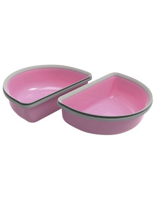 Surefeed Set A 2 Halve Bakjes Voor Microchip Voerbak Connect 10.5x19.5x3.8 cm - Kattenvoerbak