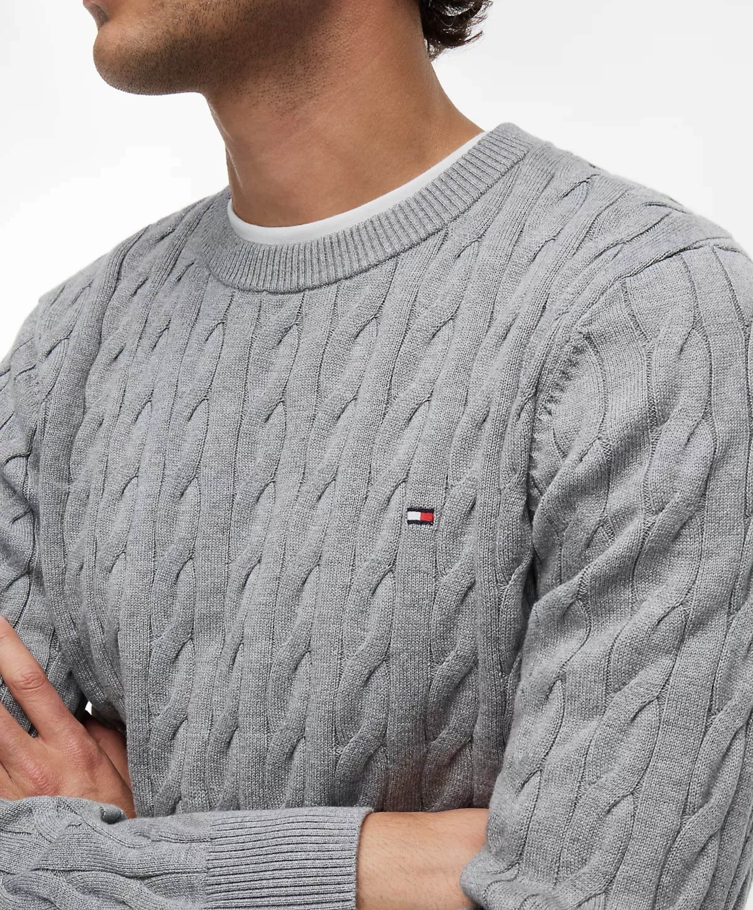 Tommy Hilfiger Heren trui grijs