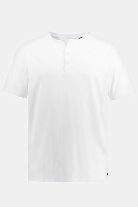 Henley, Basic, Knopfleiste, Halbarm
