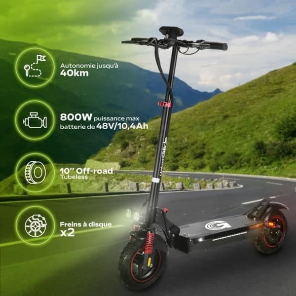 Elektrisk Scooter Urbanglide ECROSS PRO LITE 2 Svart 25 km/h