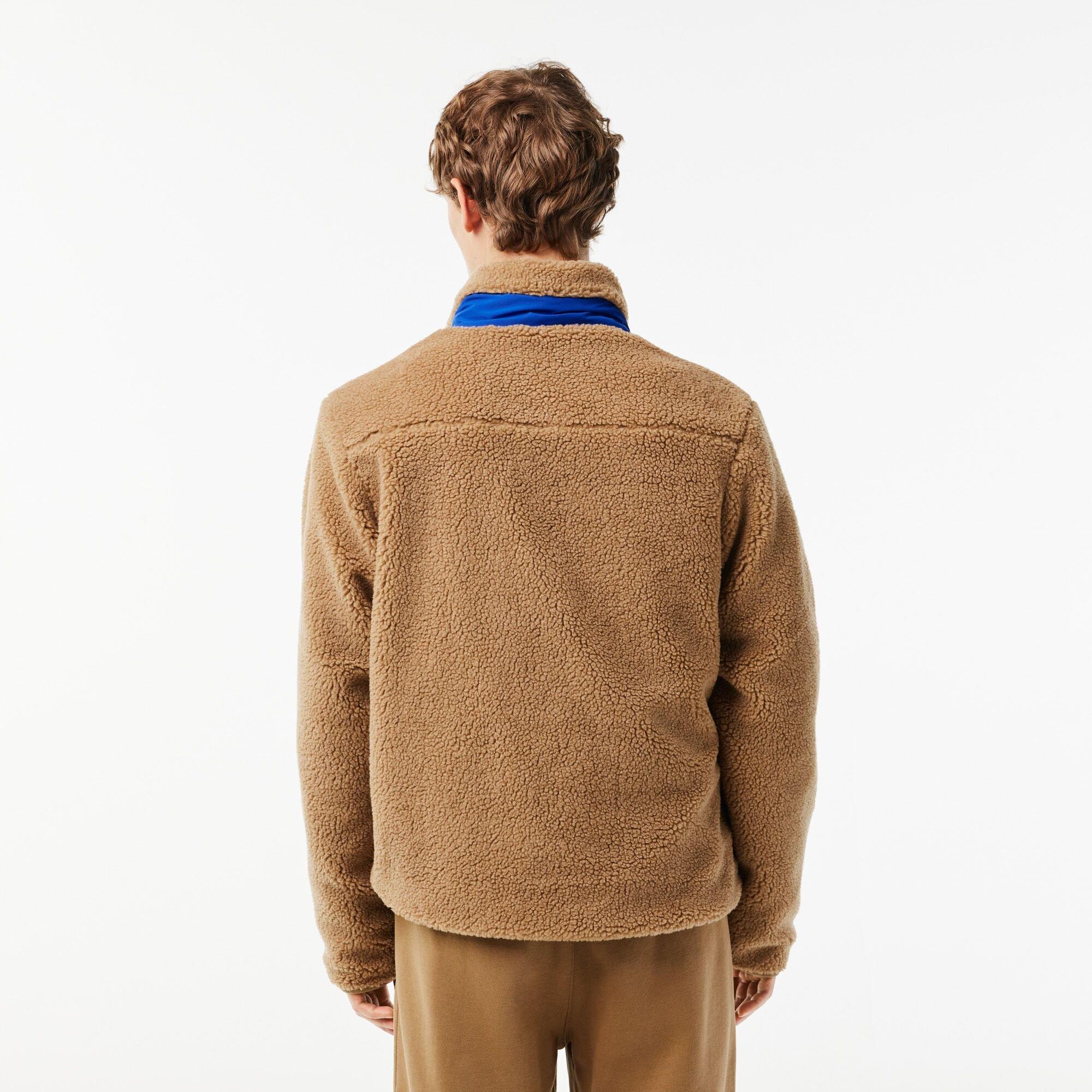 Lacoste Zip Up Colorblock Fleece Jacket