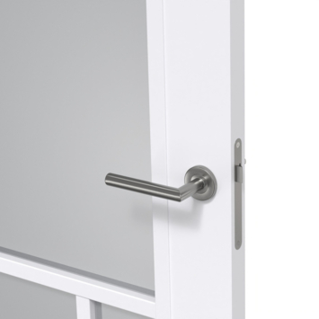 Arne & Bodil binnendeur ABD509 rook glas - extra wit afgelakt - glaslat extra wit
