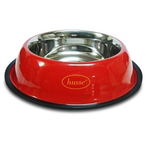 Comedouro para cães em metal Matskål, vermelho