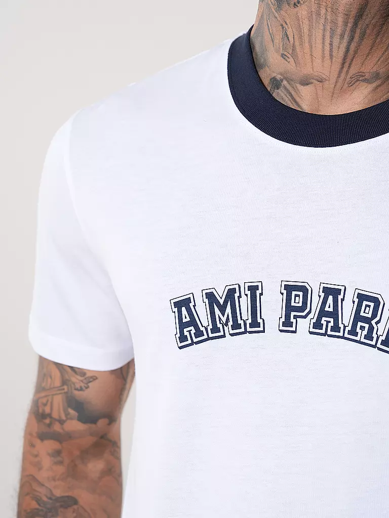 AMI PARIS T-Shirt weiss