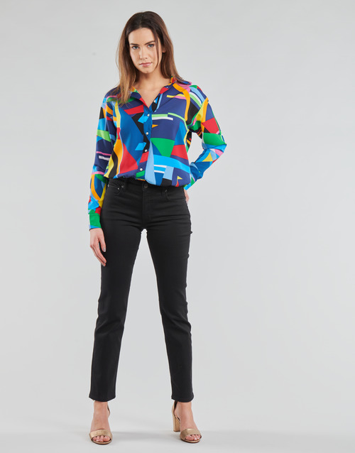 Lauren Ralph Lauren - MIDRISE STRT-5-POCKET-DENIM Negro