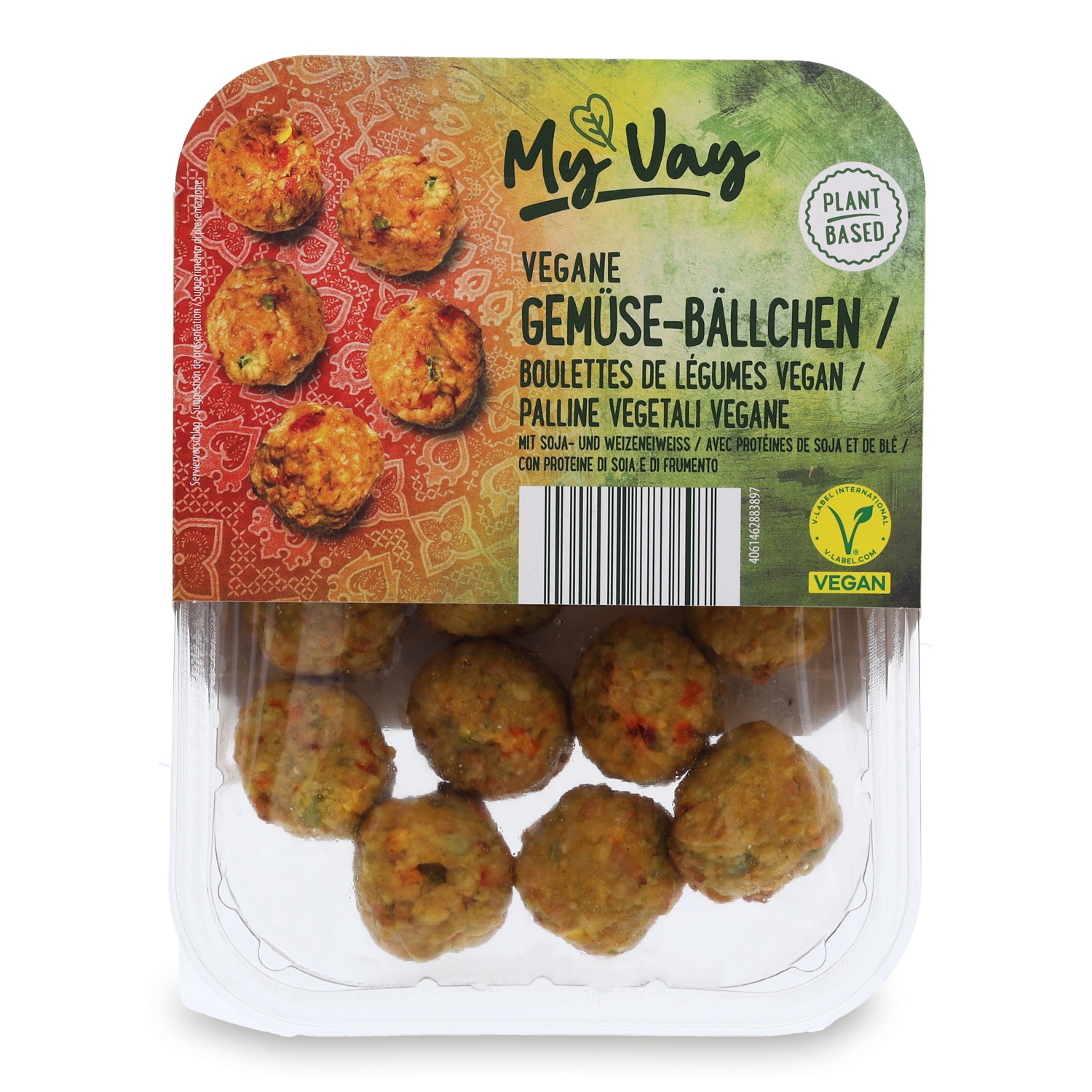 MY VAY Vegane Bällchen, Gemüsebällchen 200 g