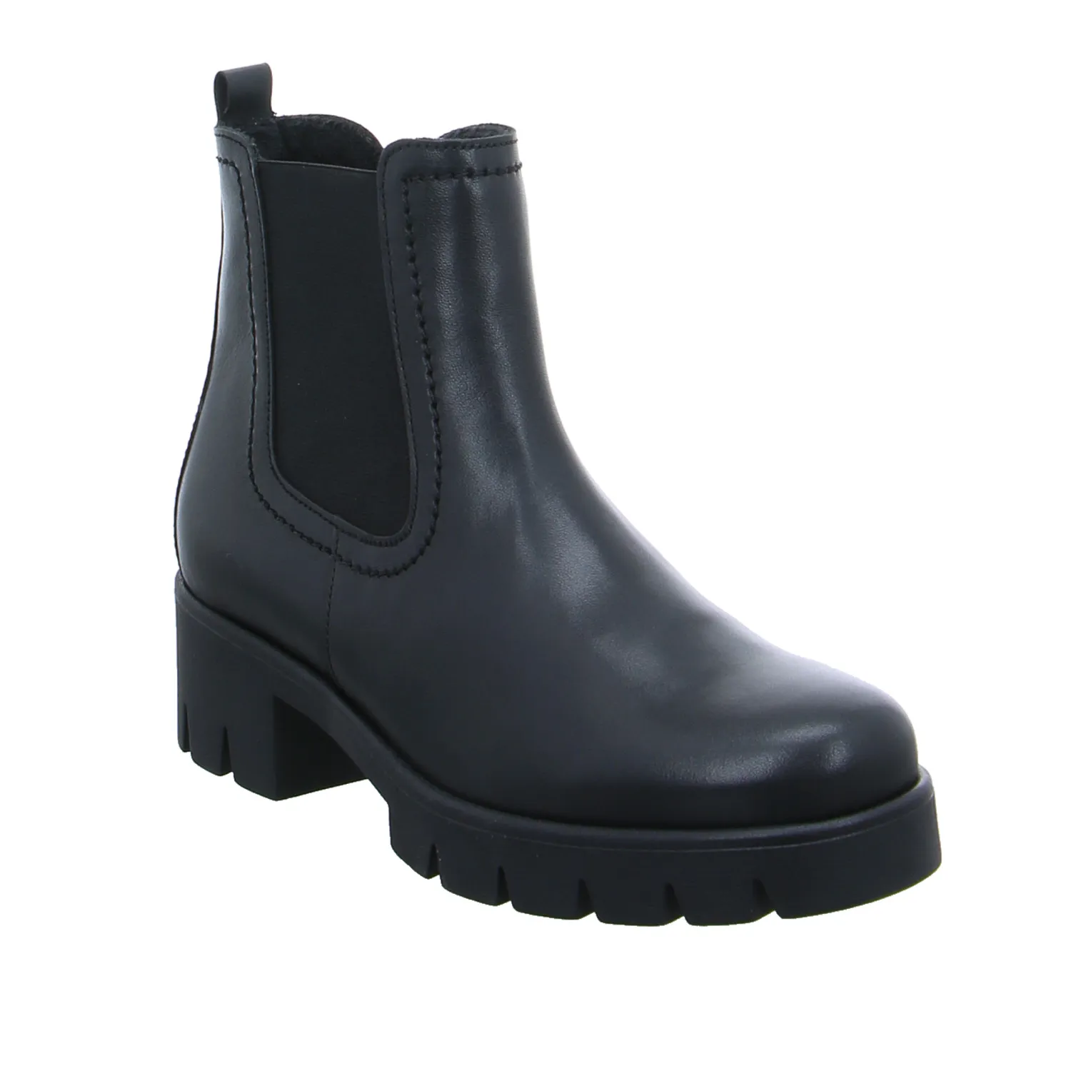 GABOR Stiefelette Schwarz Leder