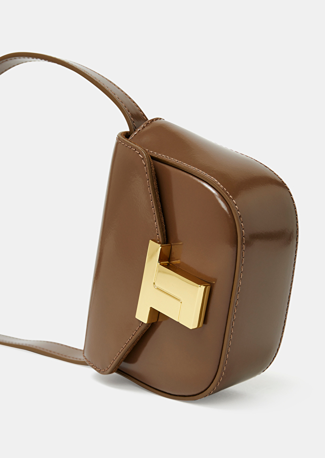 Sac 8 Bis minitaupe en cuir