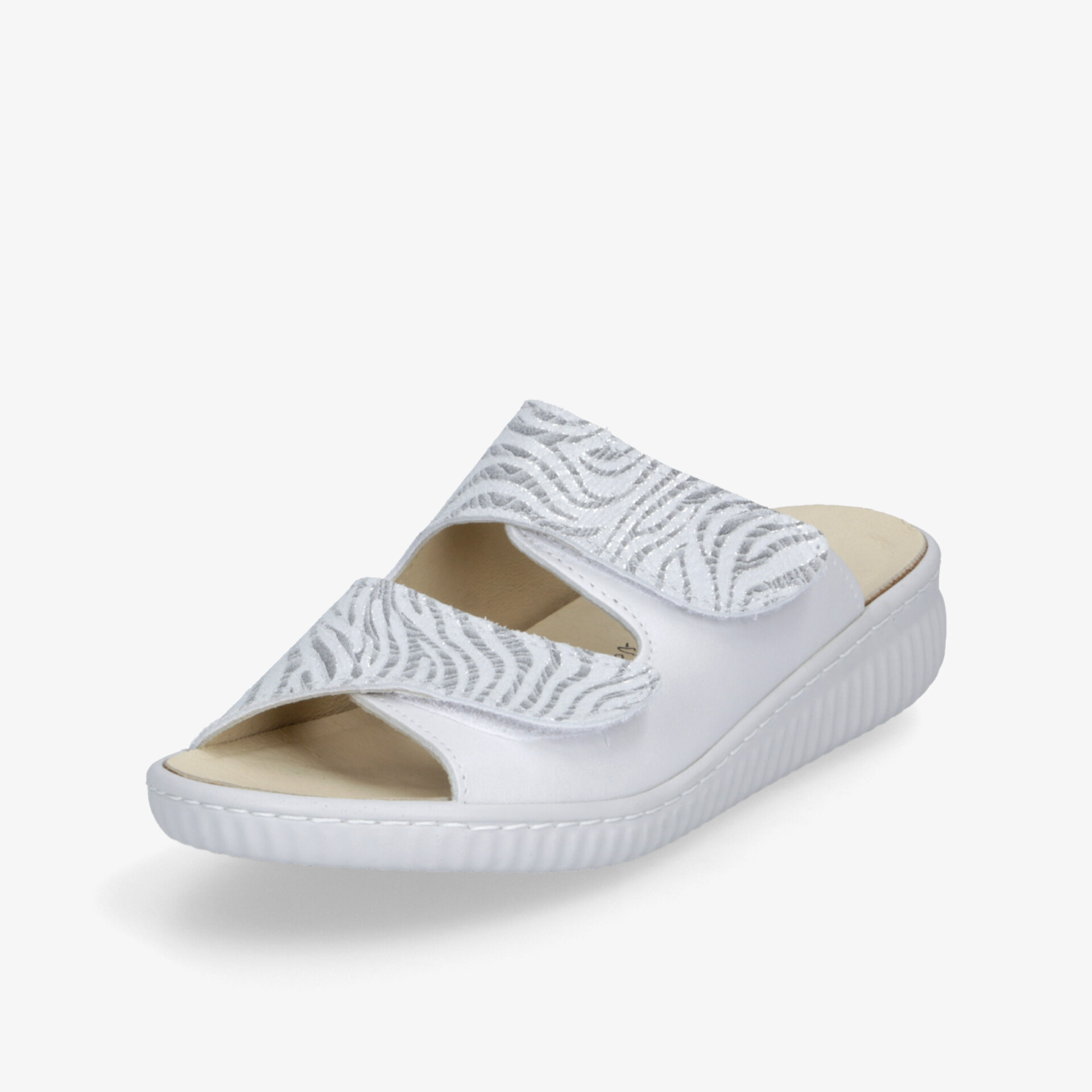 belvida Damen Sandalen weiß