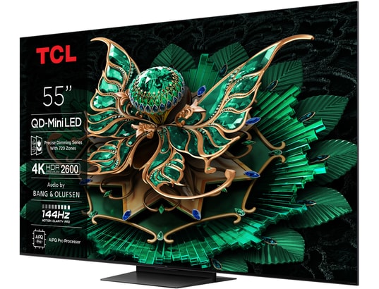 TCL - TV Mini LED 4K 139 cm 55Q7C 4K QD-Mini LED avec Google TV 2025