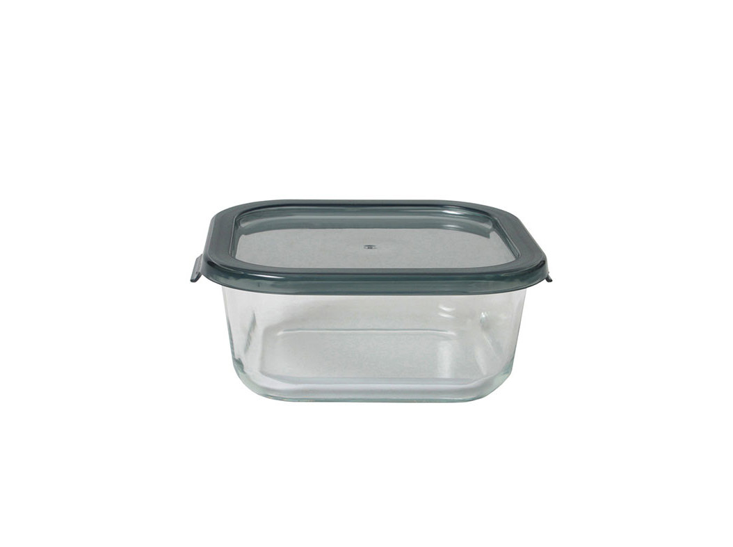 CAIXA VIDRO QUADRADA ACTUEL HERMÉTICA 0.75L