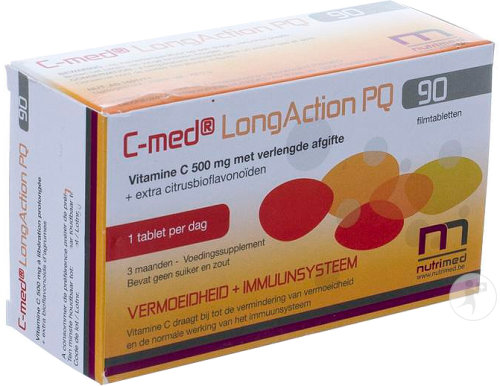 C-Med LongAction PQ Immunité 90 Comprimés Pelliculés