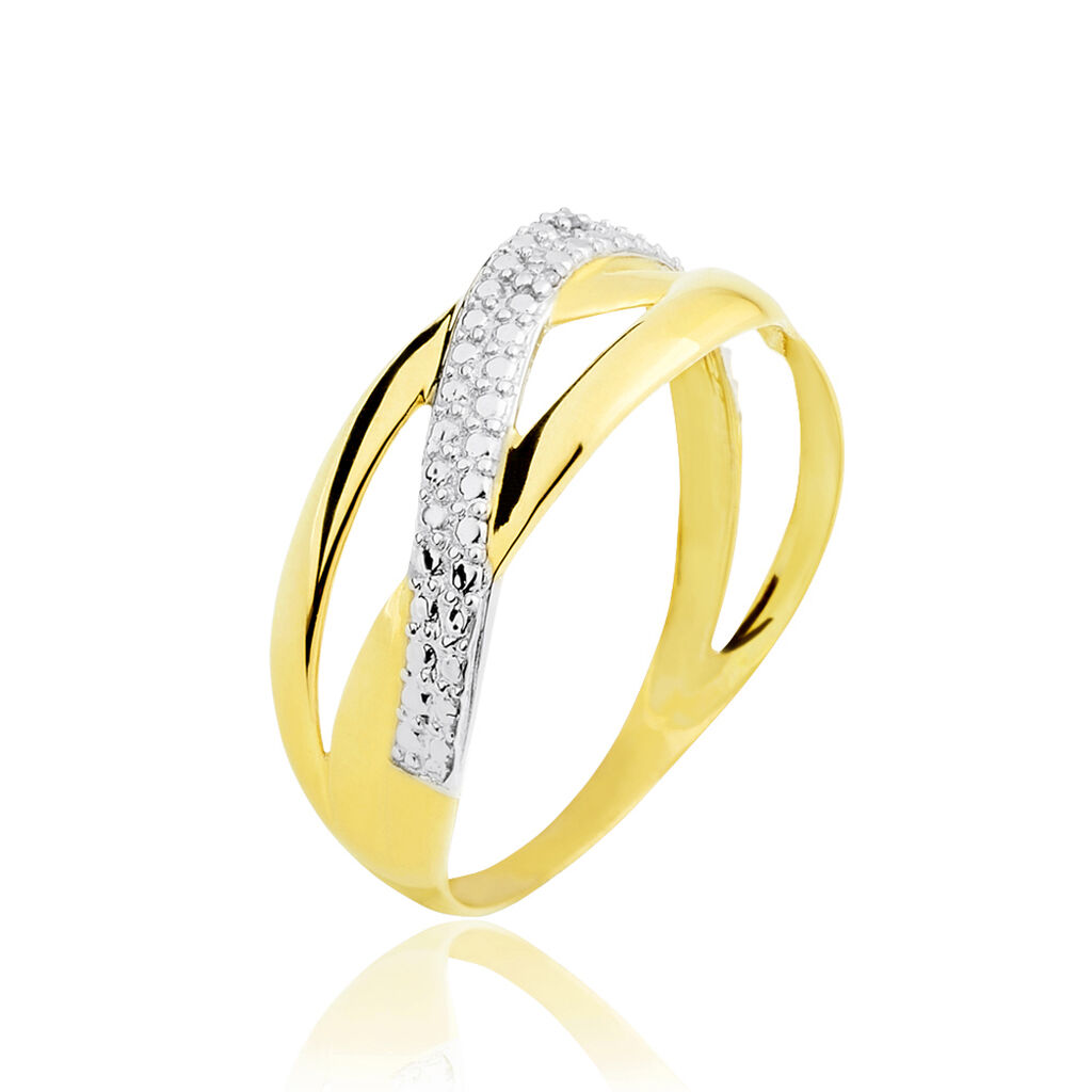 Bague Nuccia Or Bicolore Diamant