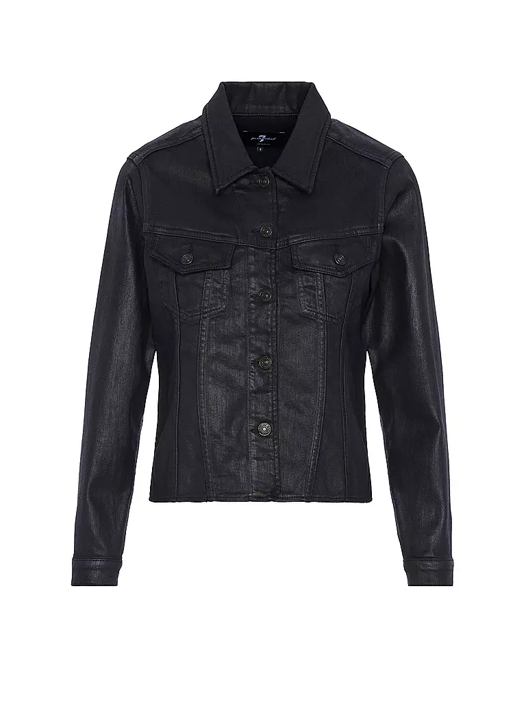 7 FOR ALL MANKIND Jeansjacke MILA  schwarz