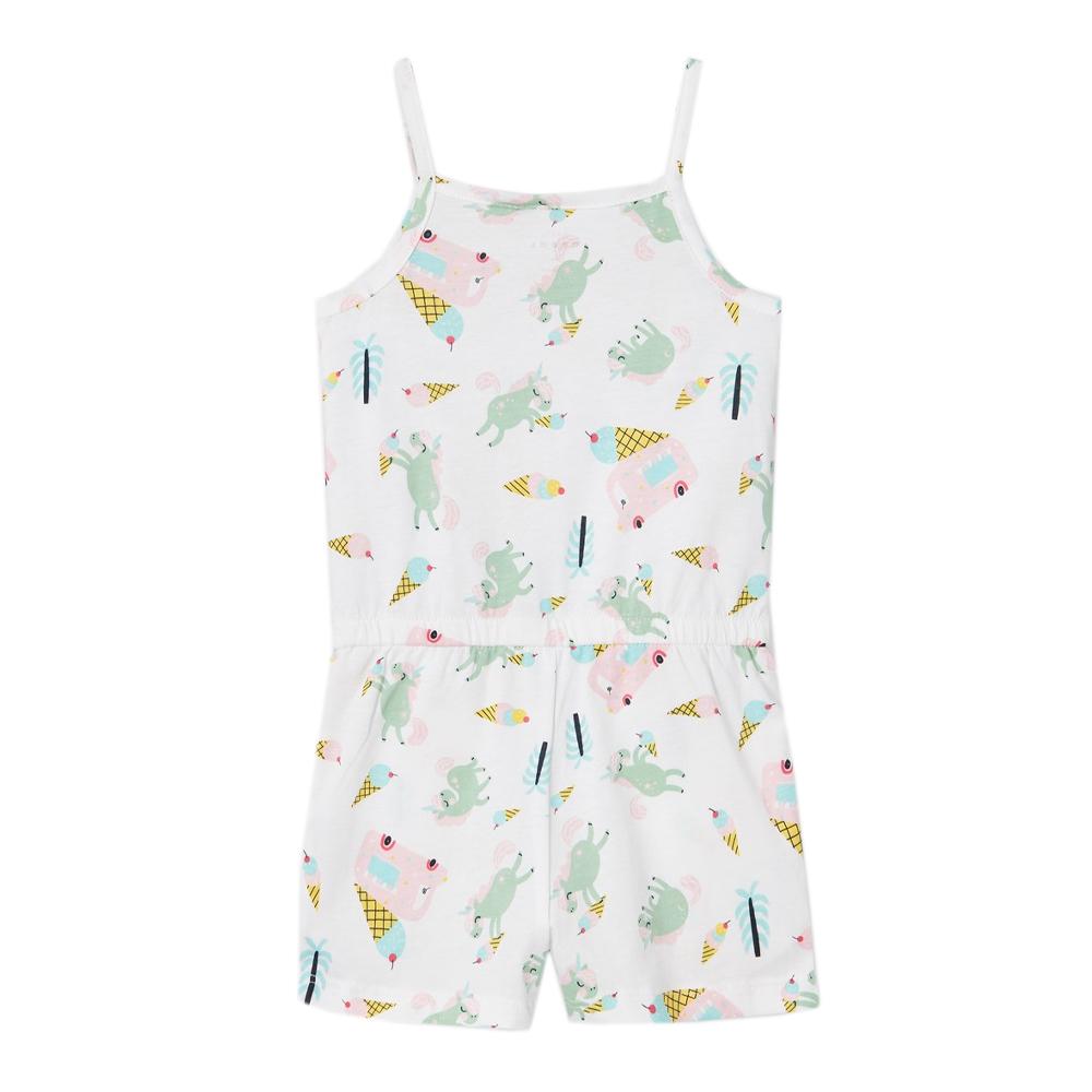 Name it Combishort Blanche à Motifs Fille Name it Vigga