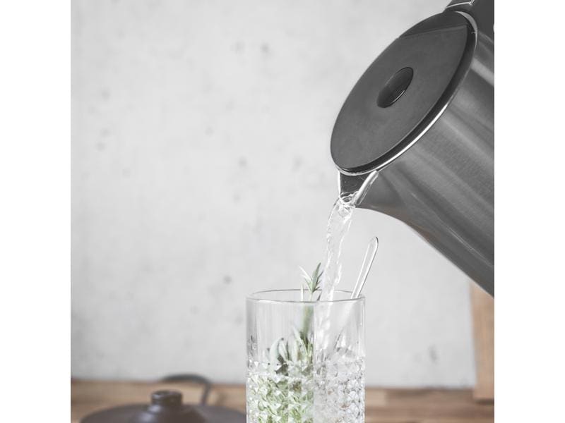Gastroback Wasserkocher Cool Touch 1.5 l, Silber Wasserkocher mit variabel einstellbarer Temperatur