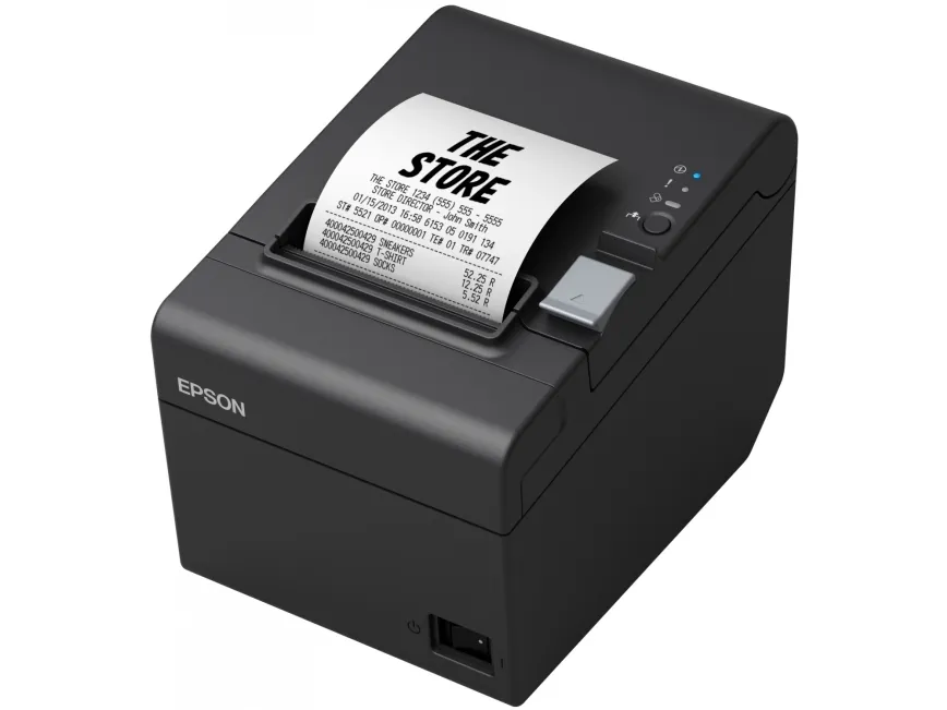 Epson TM T20III - Kvitteringsprinter - termisk linje - Rulle (7,95 cm) - 203 x 203 dpi - op til 250 mm/sek. - LAN - skærer - sort