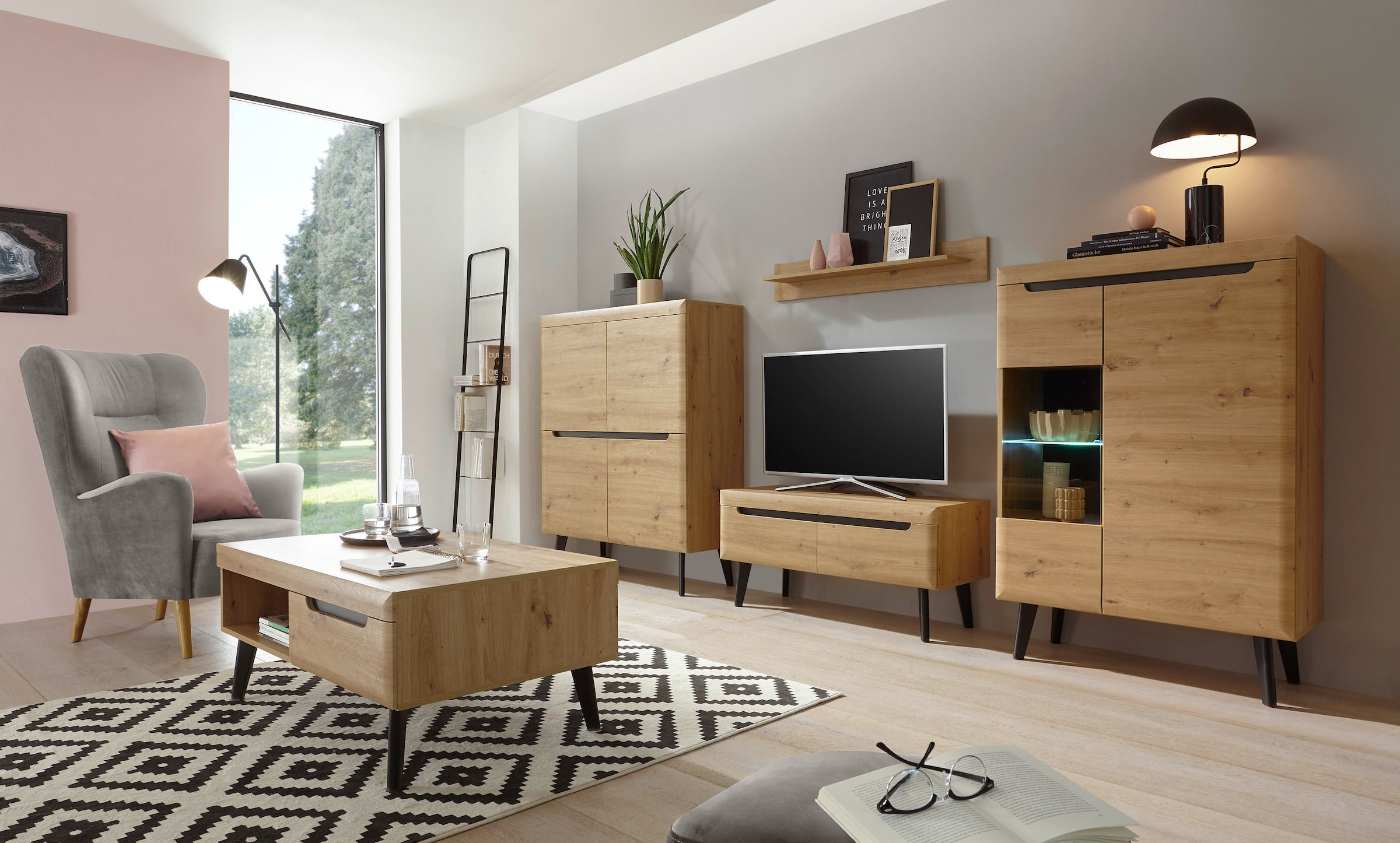 INOSIGN Couchtisch »Torge, Beistelltisch, Wohnzimmertisch, Tisch, Sofatisch« 1 Stk. tlg. Schubkästen und Ablagefach, in drei Farben verfügbar