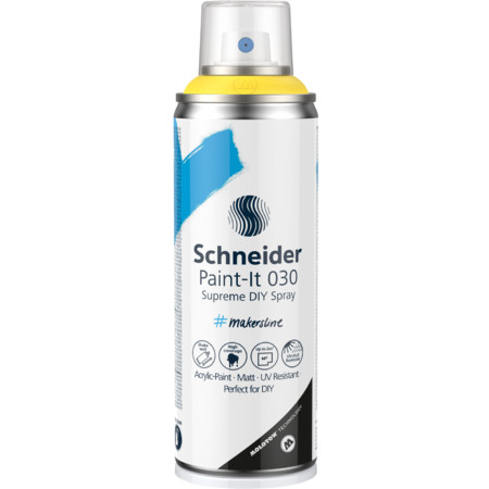 Schneider Paint-It 030 Supreme DIY Spray Spray - yellow