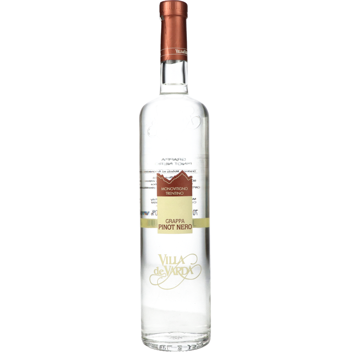 Villa de Varda Grappa Monovitigno Pinot Nero 70 cl