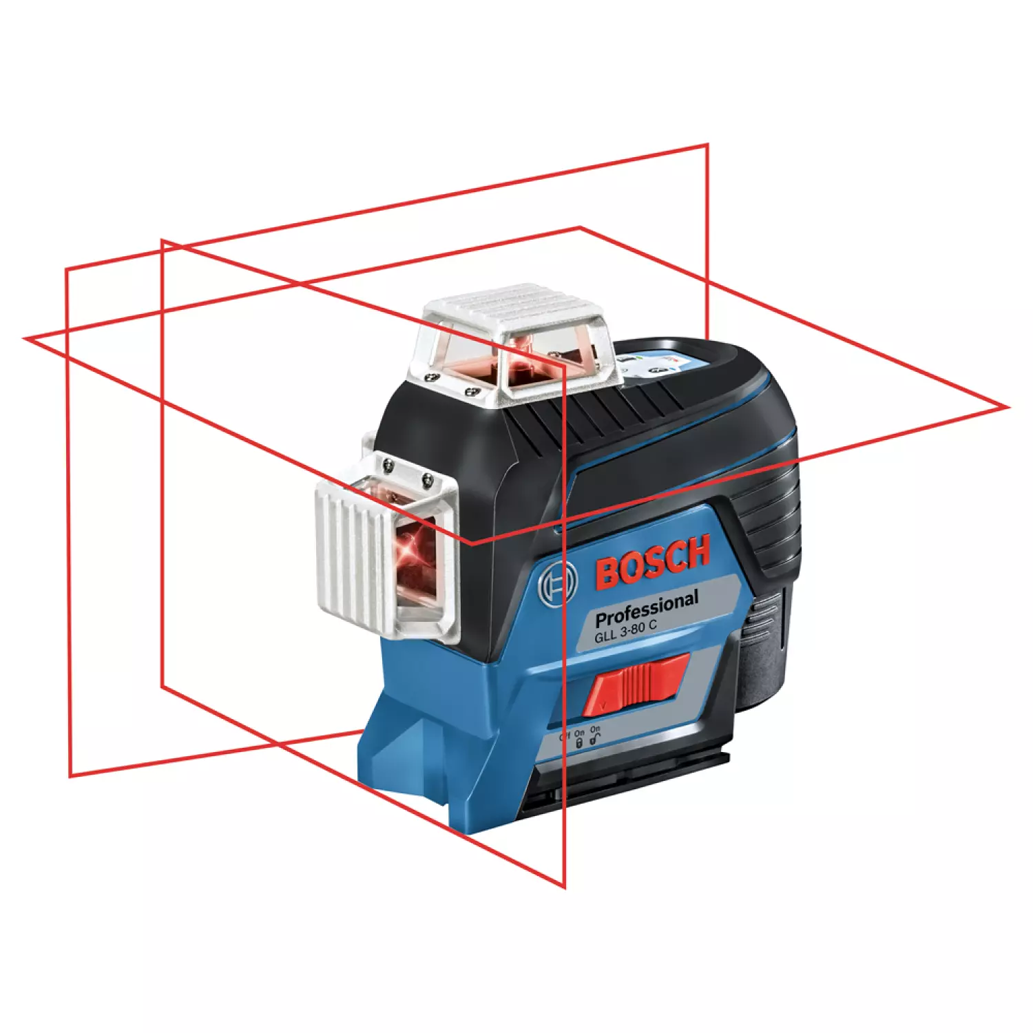 Bosch GLL 3-80 C 12V Li-Ion accu Lijnlaser (4x 1,5-V-LR6 (AA))