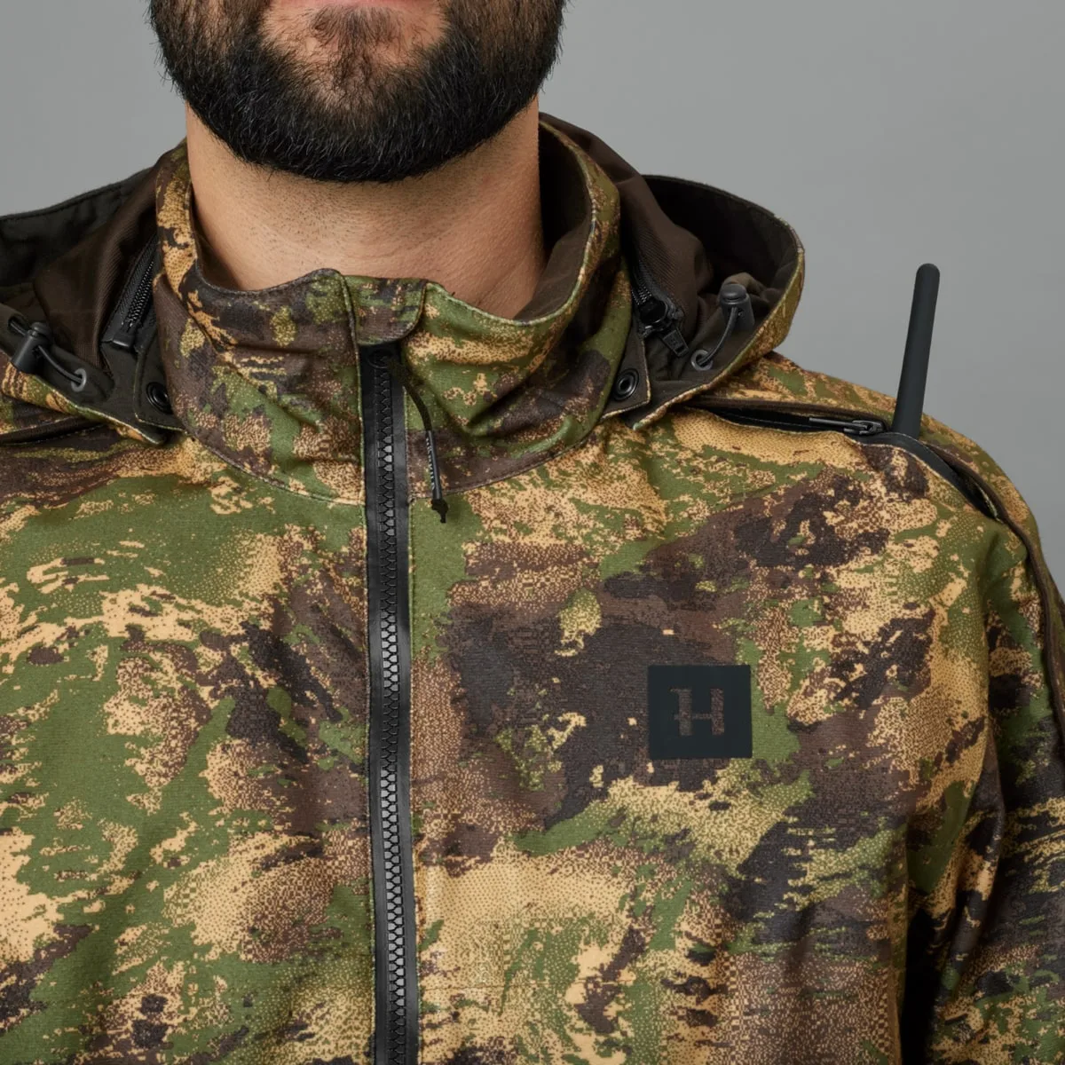 Härkila Men's Deer Stalker Camo Hws Jacket Axis Msp Forest Green