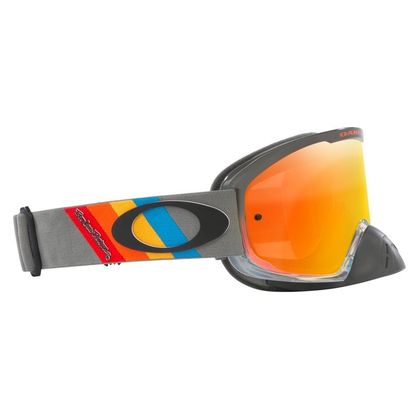 Masque cross Oakley O FRAME 2.0 TLD GREY STRIPES FIRE IRIDIUM 2024 - Gris