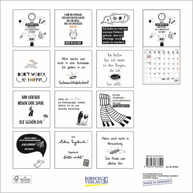 Kalender - 2025 - Visual Words