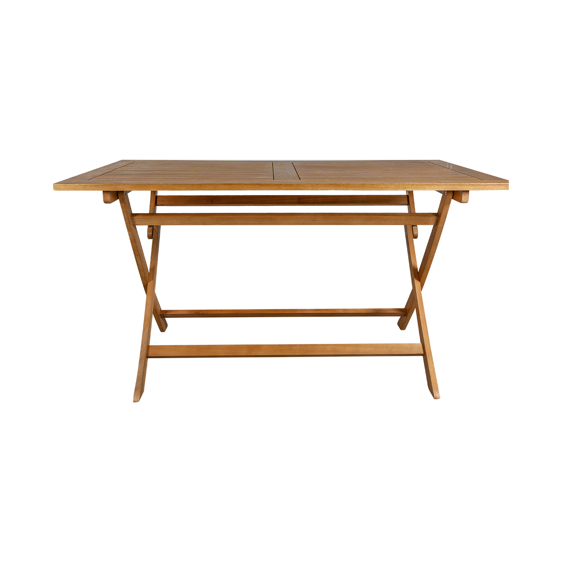 CONTINI Eucalyptus Gartentischset 140x80cm mit 4 Stühlen