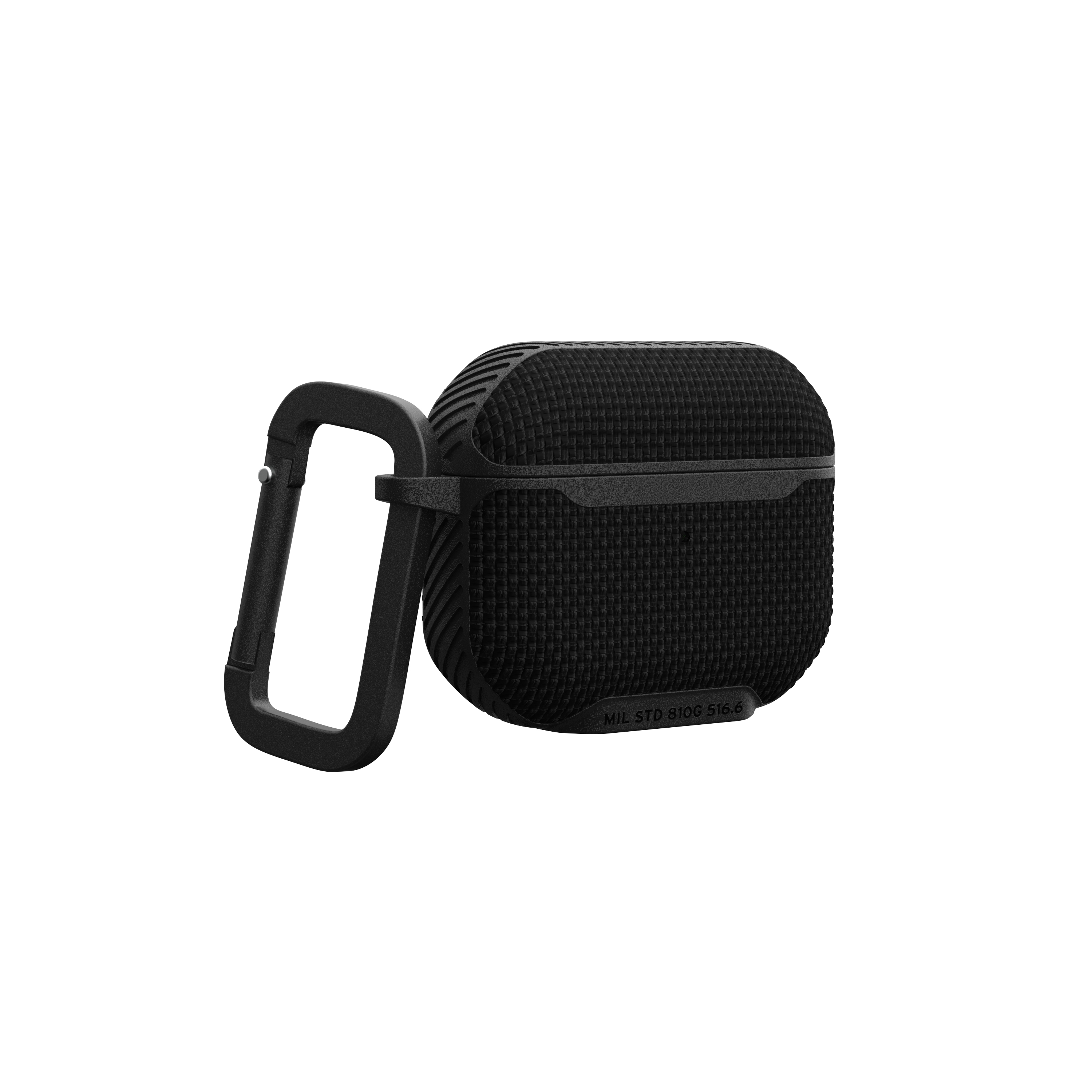 AirPods (3. Generation) Nylon Schutzhülle mit Karabinerhaken Metropolis (104126114040) - Schwarz
