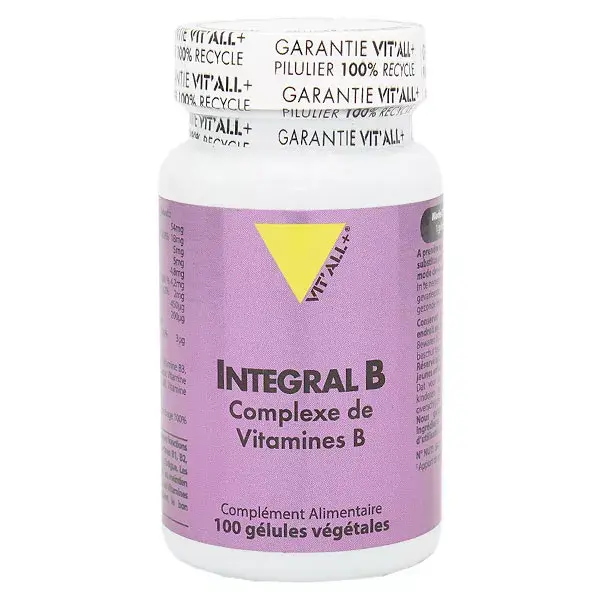 Vit'all+ Vitamina B Integral 100 cápsulas vegetais