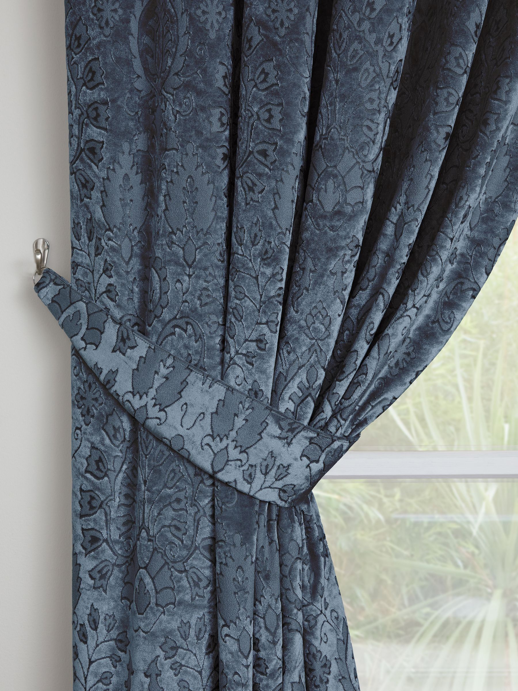 Curtina Trinity jacquard paar plooigordijnen