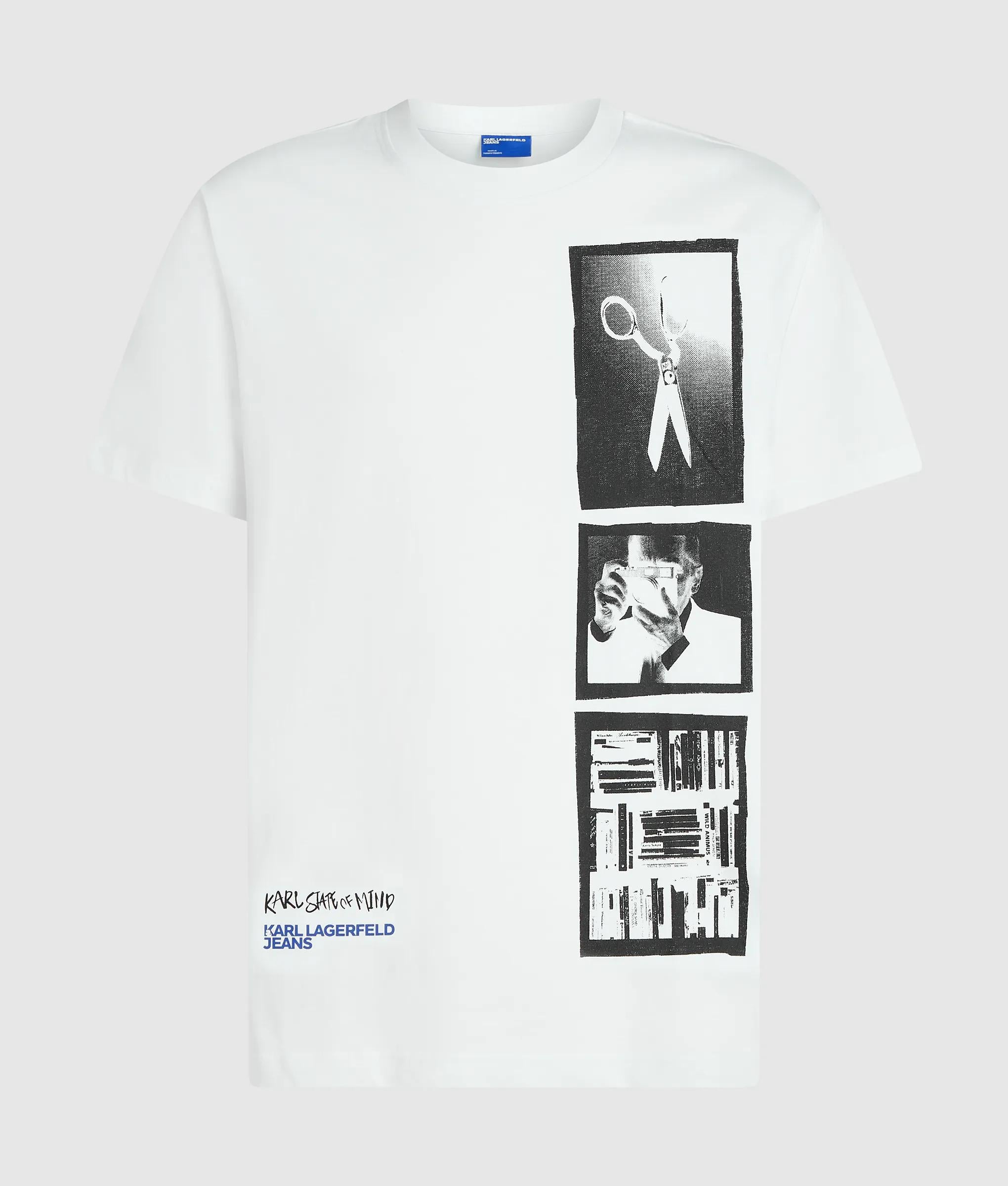 T-shirt met Polaroid-print