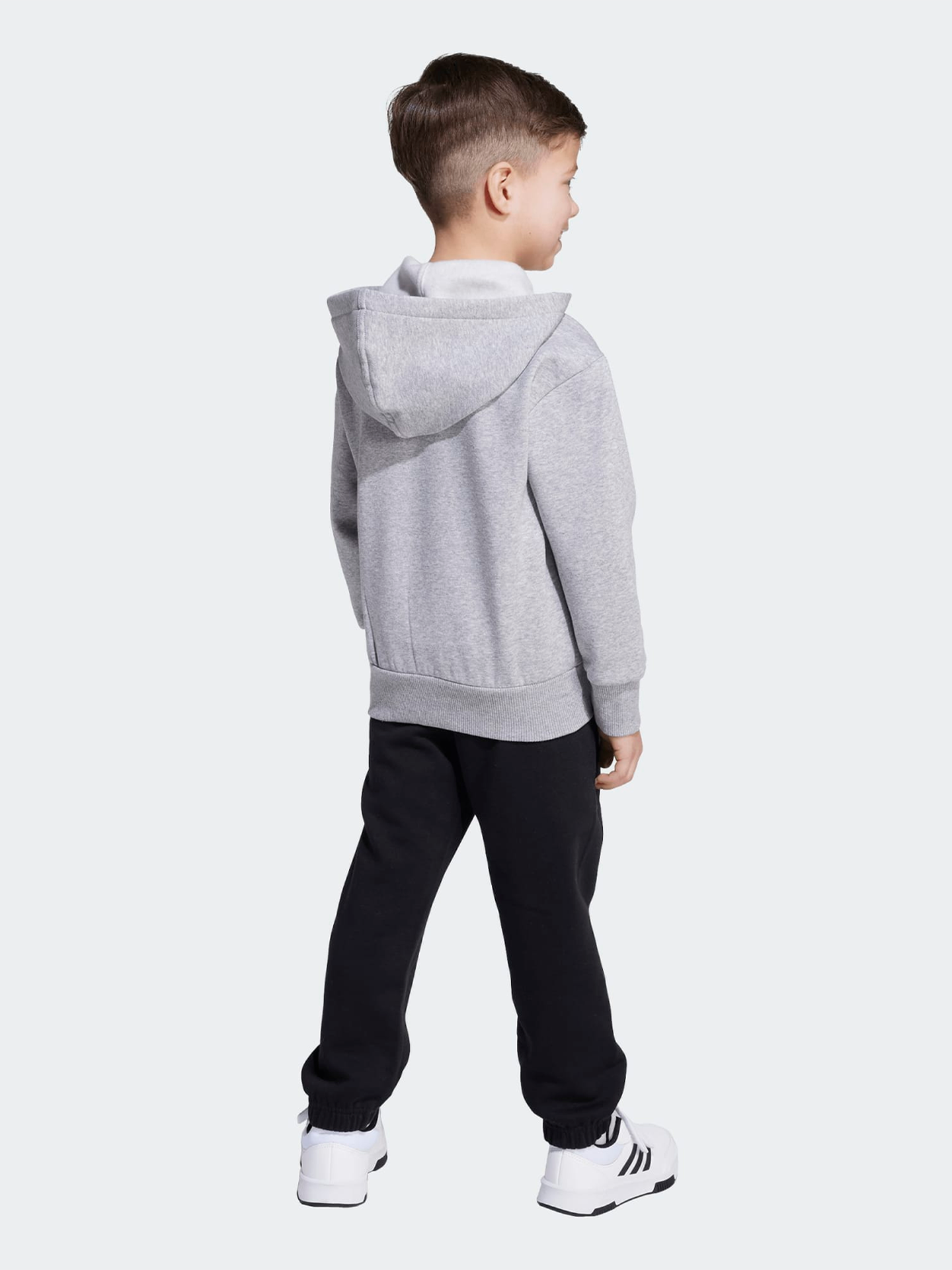 Big Logo Fleece Full Zip Track Suit Kids