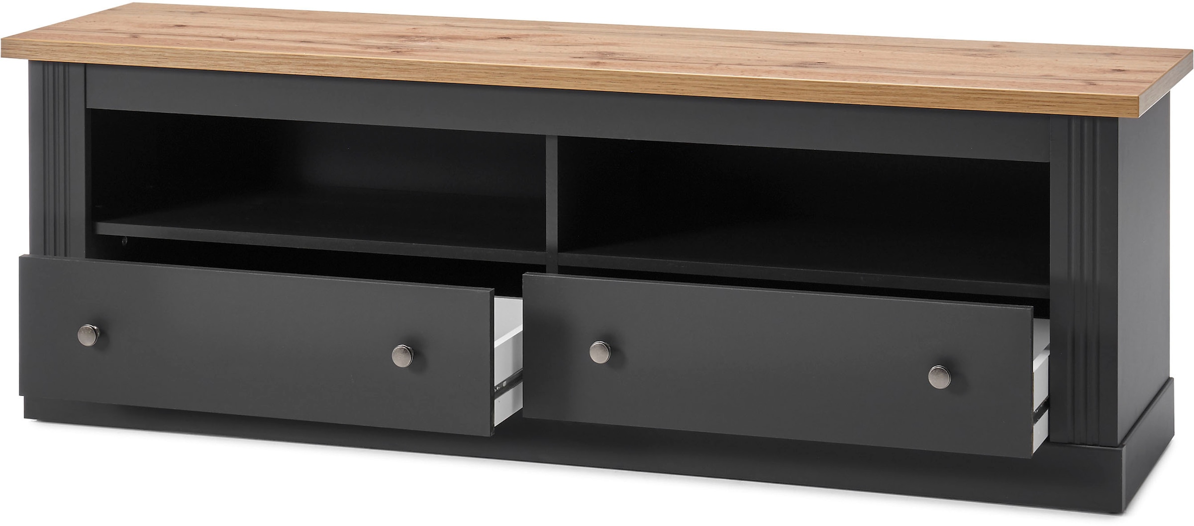 Home affaire Wohnwand »Westminster TOPSELLER!« Set, Vitrine, Lowboard, Kommode, Wandregal, 4 Stk. tlg.