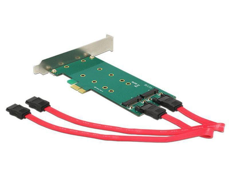 Delock Host Bus Adapter Controller PCI-ex4 - M.2, 2Port PCI Express Karte für M.2 Module
