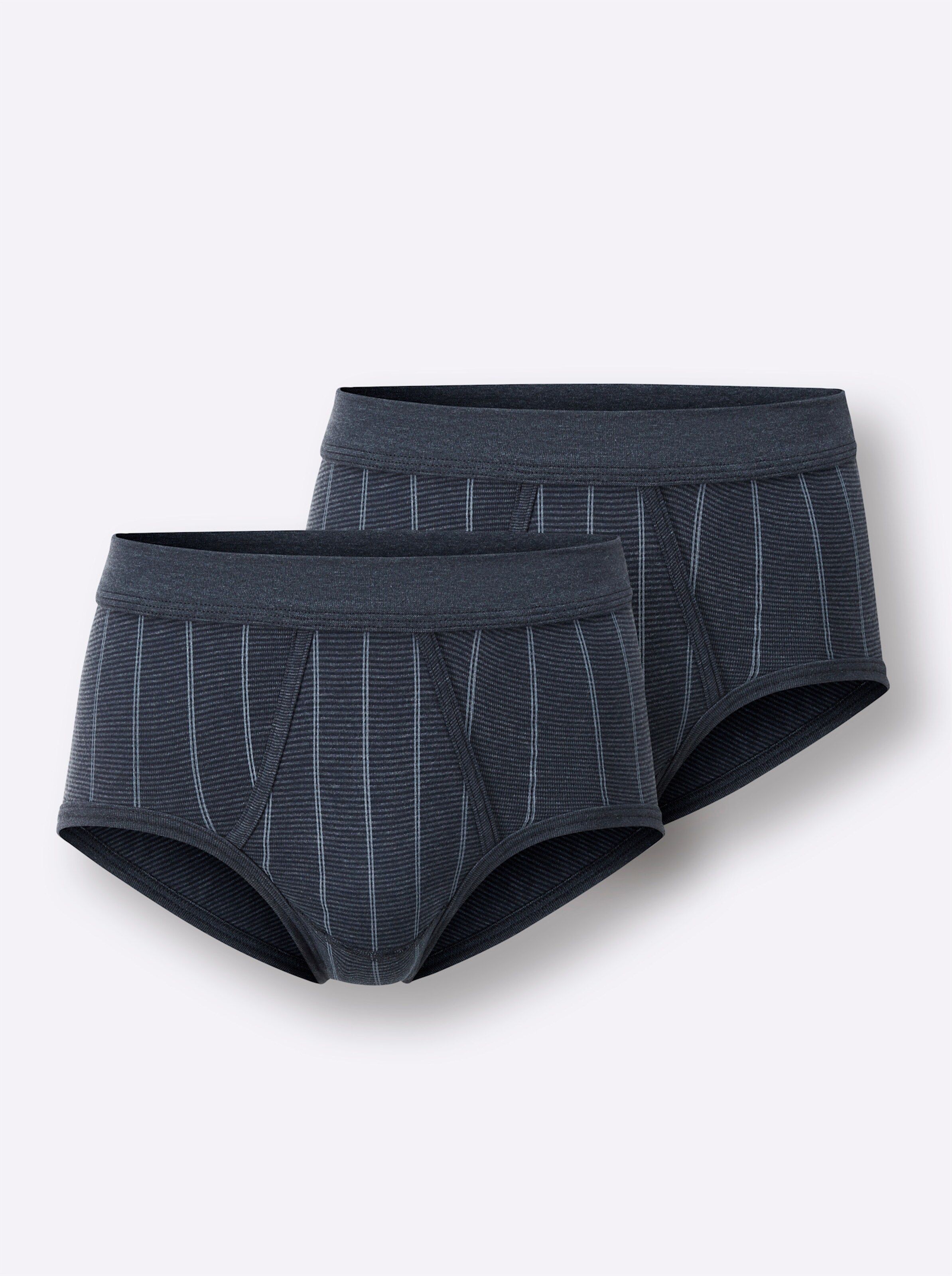 wäschepur men Slip in marine-gestreift