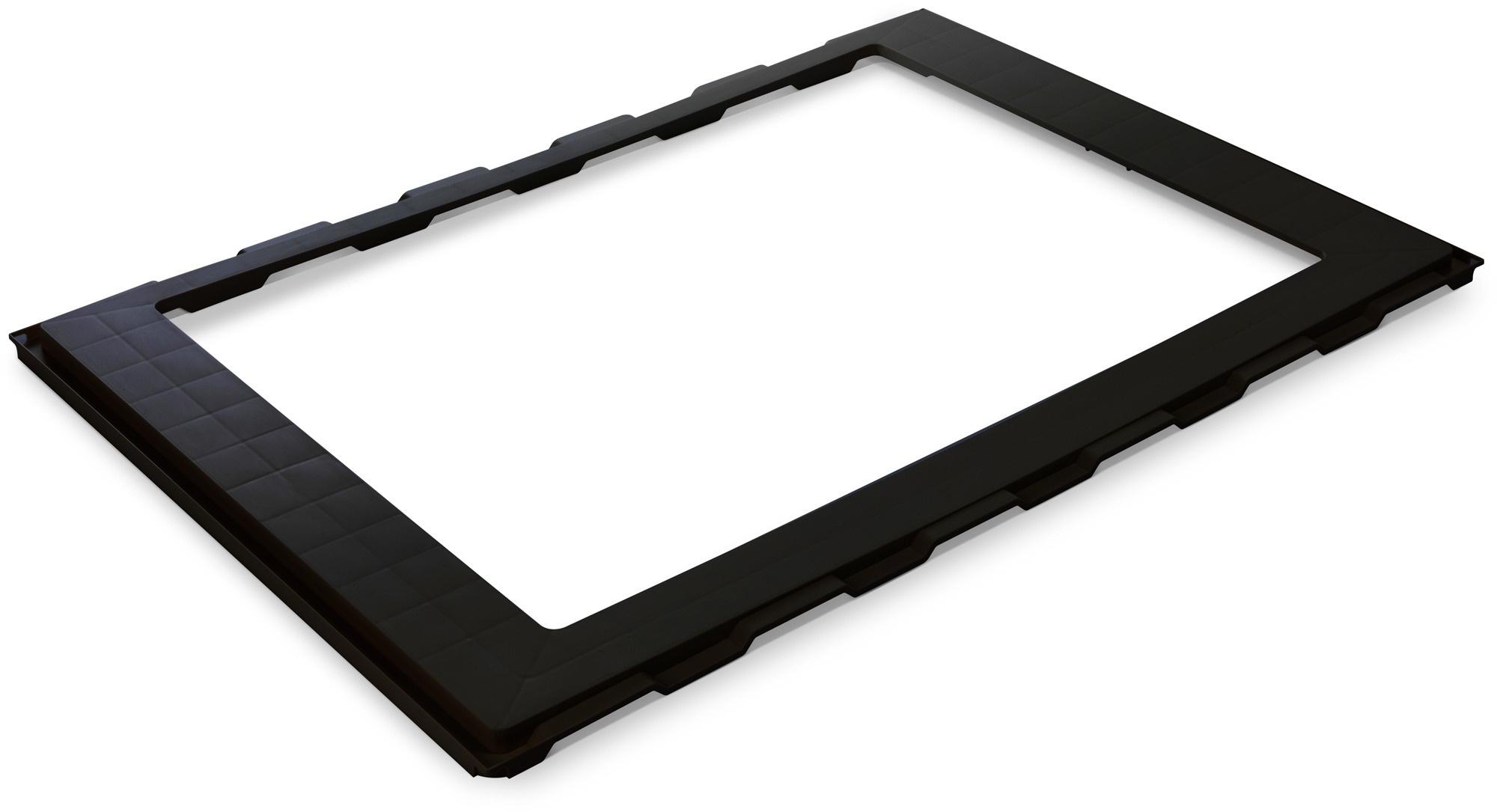 MPK Adapterrahmen für Dachhauben Ducato, Boxer, Jumper schwarz 700 × 500 mm Heckeinbau