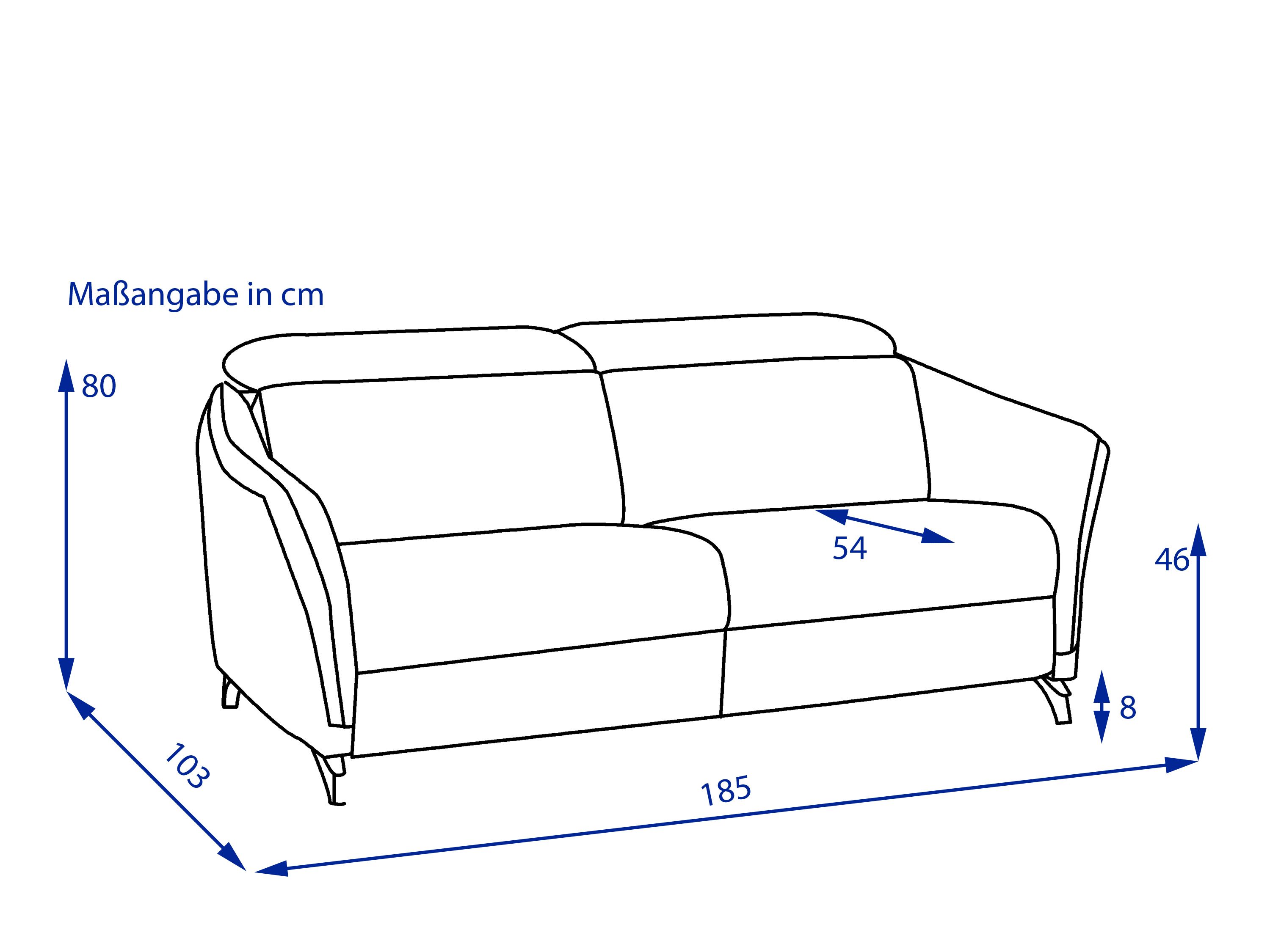 Sofa 2,5 Sitzer BPW BURGTHANN