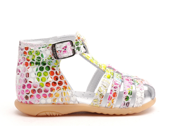 Bopy nu pieds bebe fille zepa multicolore