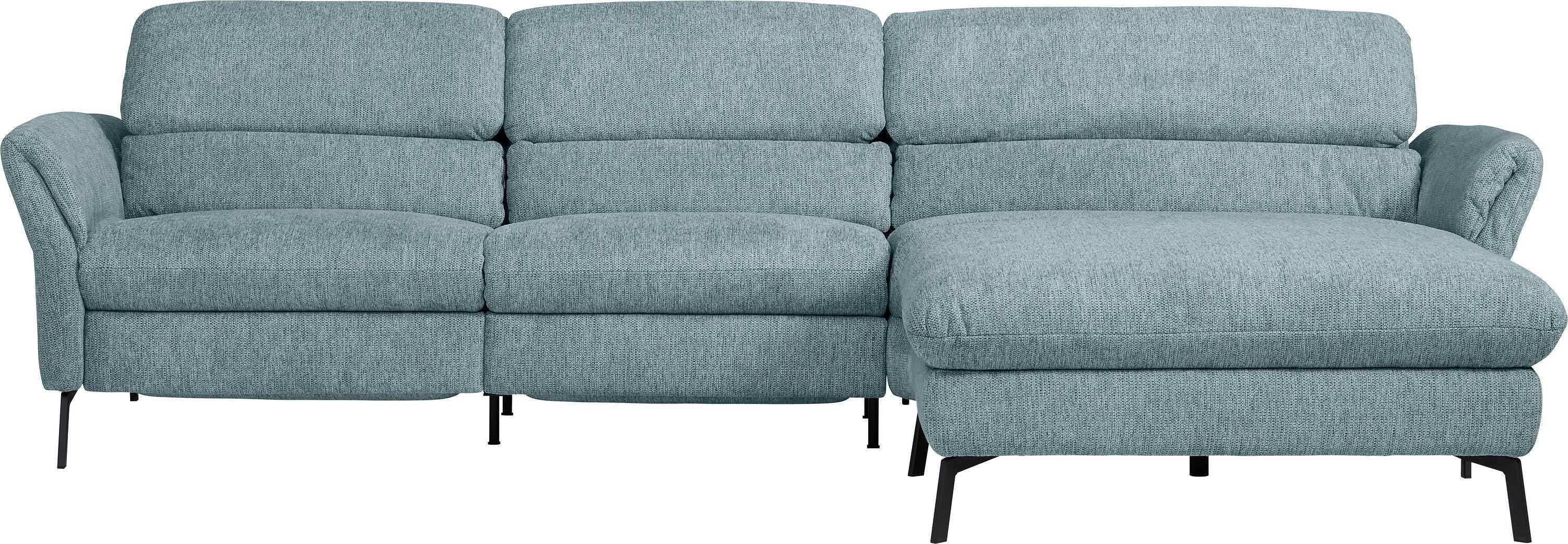 SEBO Ecksofa - Hellblau / B: 284.0 cm x T: 161.0 cm x H: 84.0 cm